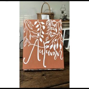 16 by 20 Autumn canvas painting